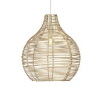 Oaks Lighting Wels Natural Rattan Non-Electric Pendant