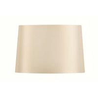 Oaks Lighting Satin Faux Silk Oval Shade White - Various Sizes
