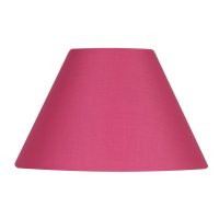 Oaks Lighting Cotton Coolie Shade Hot Pink - Various Sizes