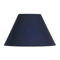 Oaks Lighting Cotton Coolie Shade Navy - Various Sizes