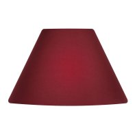 Oaks Lighting Cotton Coolie Shade Wine - Various Sizes