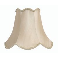 Oaks Lighting Scallop Shade Sand - Various Sizes