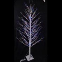 Snowman 180cm Birch Tree with 1100 Multi LEDs