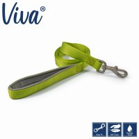 Ancol Viva Padded Lead - Lime 1mx25mm