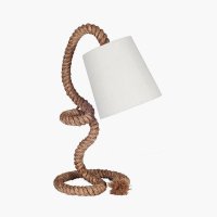 Pacific Lifestyle Martindale Rope Knot and Jute Task Table Lamp