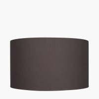 Pacific Lifestyle Henry Handloom Cylinder Lampshade 30cm - Grey