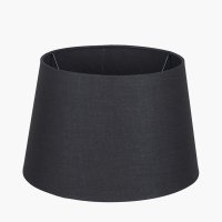 Pacific Lifestyle Adelaide Tapered Poly Cotton Lampshade 35cm - Black