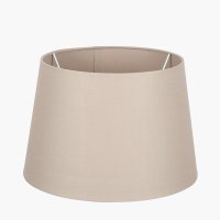 Pacific Lifestyle Adelaide Tapered Poly Cotton Lampshade 30cm - Taupe
