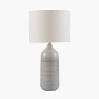 Pacific Lifestyle Venus Blue and Grey Ombre Ceramic Table Lamp
