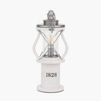 Pacific Lifestyle Gibson Wood Lantern Table Lamp - White