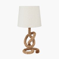 Pacific Lifestyle Martindale Rope Knot and Jute Table Lamp