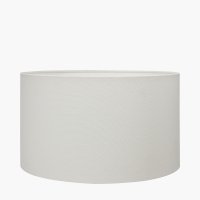 Pacific Lifestyle Henry Handloom Cylinder Lampshade 40cm - White