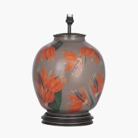 Pacific Lifestyle Bird of Paradise Glass Large Lamp Base