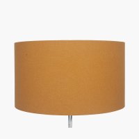 Pacific Lifestyle Henry Handloom Cylinder Lampshade 30cm - Mustard