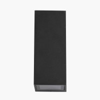 Pacific Lifestyle Acer Dark Grey Metal Square Outdoor Dual Wall Light