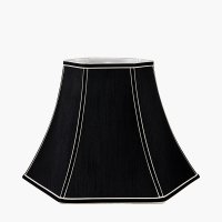 Pacific Lifestyle Lyla Polysilk Bowed Lampshade 30cm - Black