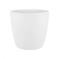 Elho Brussels Round Mini 12.5cm White Plant Pot
