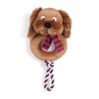 Zoon Plush Dog Toy - Cockapoo Rope Ring
