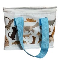 Puckator RPET Cool Bag Lunch Bag Feline Fine Cat