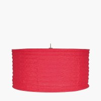 Pacific Lifestyle Patpong 35cm Red Jute Easy Fit Pendant