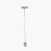 Pacific Lifestyle Brushed Chrome Ceiling Fitting E27