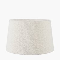 Pacific Lifestyle Martigues Boucle Tapered Lampshade 35cm - White