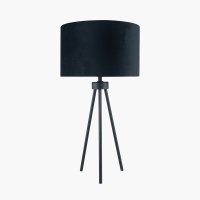 Pacific Lifestyle Houston Metal Tripod Table Lamp - Matt Black