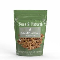 Pure & Natural Rabbit Mini Bones - Apple & Kale
