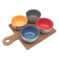 Tuscany Bowls on Base - Set of 4