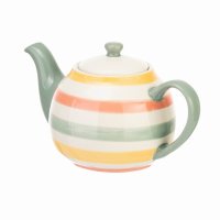 Siip Multi Stripe Autumn 6 Cup Teapot