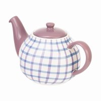 Siip Gingham 2 Cup Teapot - Purple