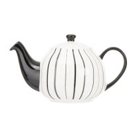 Siip Vertical Stripe 2 Cup Teapot - Grey