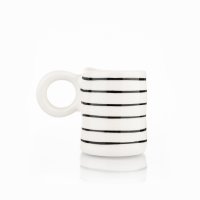 Siip Fundamental Geo Espresso Mug Black Stripe