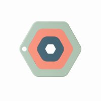 Fusion Twist Silicone Nesting Trivet Set