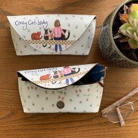 Alex Clark Spectacle Case - Crazy Cat Lady
