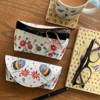 Alex Clark Spectacle Case - Bees and Flowers