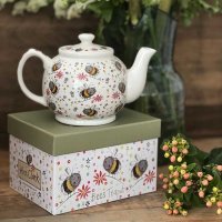 Alex Clark Tea Pot - Bees and Flowers