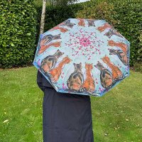 Alex Clark Umbrella - Cats & Blossom