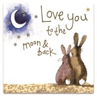 Alex Clark Fridge Magnet - Love You To The Moon and Back