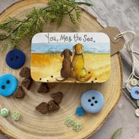 Alex Clark Small Rectangle Tin - You, Me and the Sea