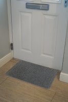 Basic Ribbed Indoor Mat 40 x 60cm - Grey