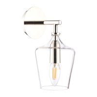 Laura Ashley Ockley Wall Light Polished Chrome & Glass