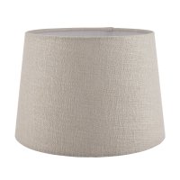 Laura Ashley Bacall Linen Empire Drum Shade Silver 25cm/10 inch