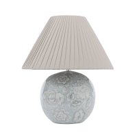 Laura Ashley Montford Table Lamp Blue Ceramic with Shade