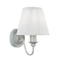 Laura Ashley Ellis Wall Light Grey with Shade