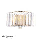 Laura Ashley Fernhurst Wall Light Crystal and Antique Brass