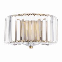 Laura Ashley Fernhurst Wall Light Crystal and Antique Brass