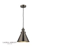 Laura Ashley Rufus Pendant Industrial Nickel