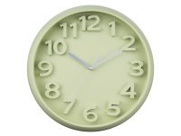 Present Time Karlsson Wall Clock Elevated Classic Numbers - Tea Green