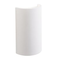 Endon Crescent 2 Light Wall 2W Warm White White Plaster